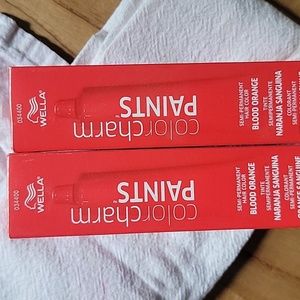Wella colorcharm semi permanent hair color blood orange new in box